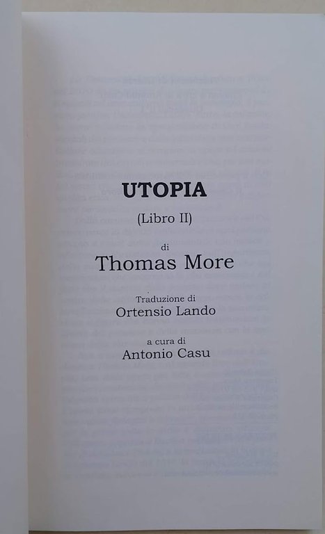 UTOPIA LIBRO II(2012)