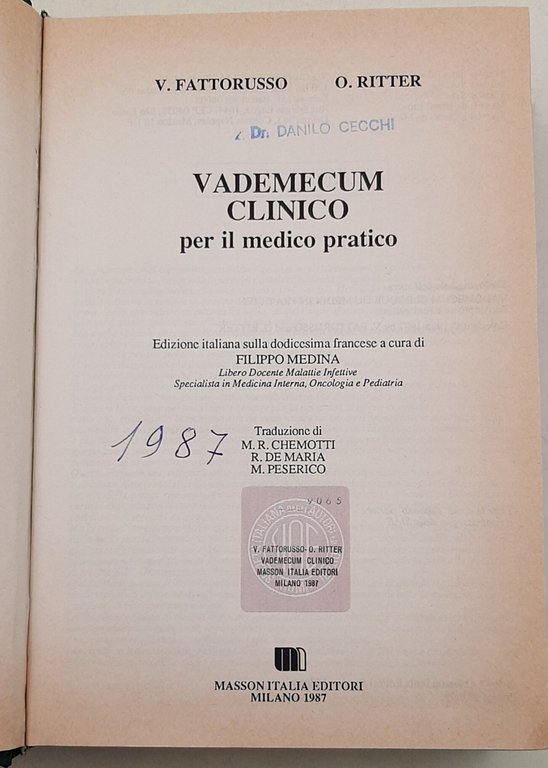 Vademecum Clinico per il medico pratico | Immagine Gallery 2