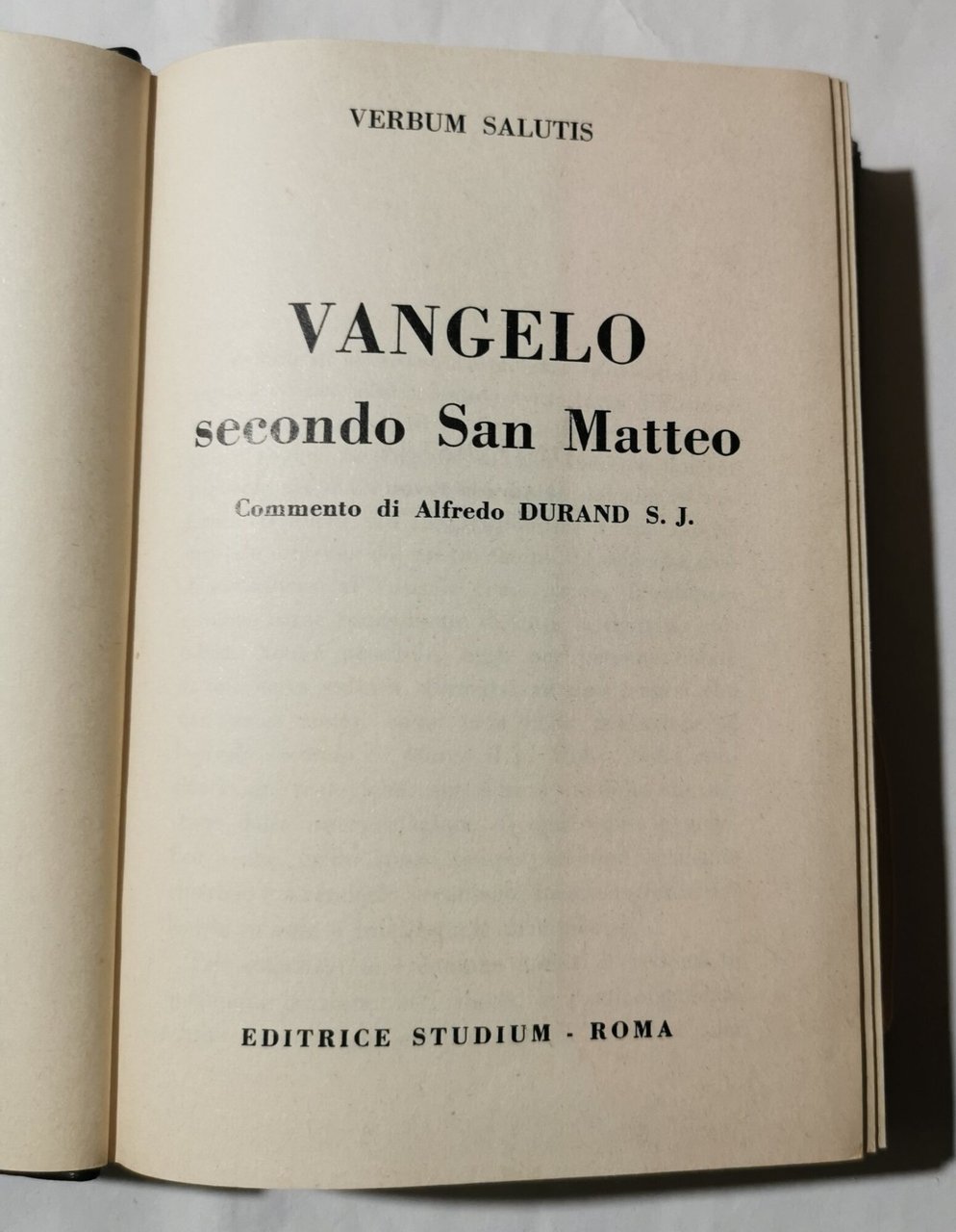 Vangelo secondo S.Matteo