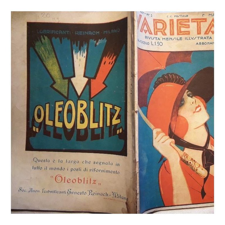 VARIETA' RIVISTA MENSILE ILLUSTRATA ANNO XXI-N.5. 1 MAGGIO 1924