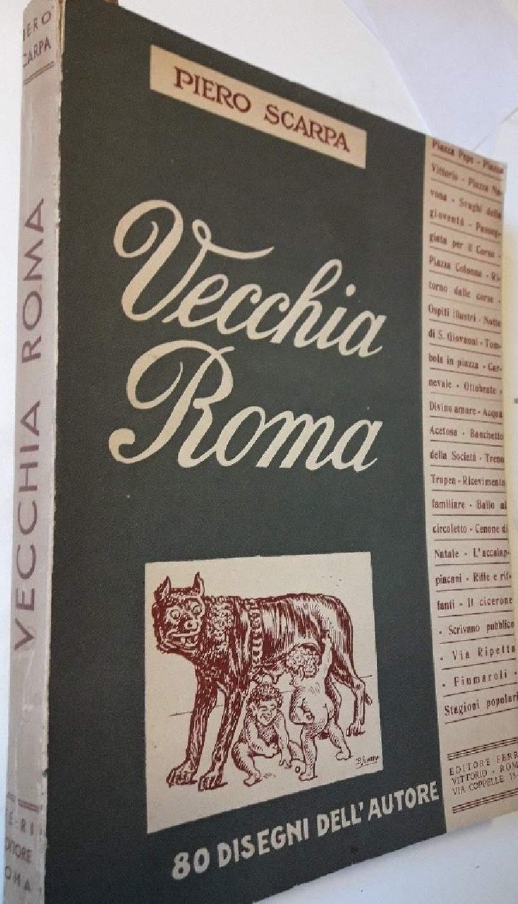 VECCHIA ROMA SCENE DI VITA NELL'URBE DELL'ANTEGUERRA(1939)