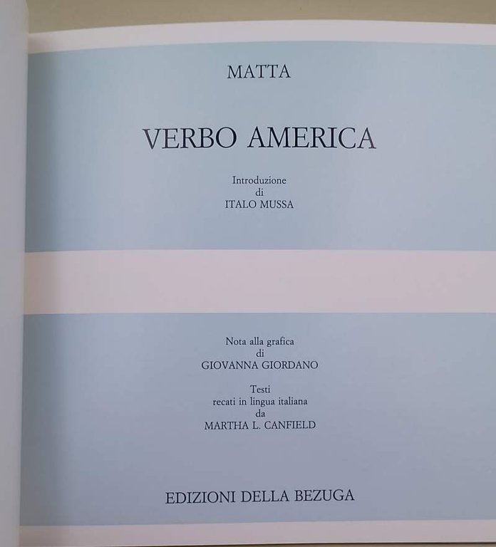VERBO AMERICA(1985)