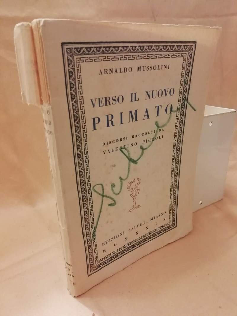 VERSO IL NUOVO PRIMATO (1929)