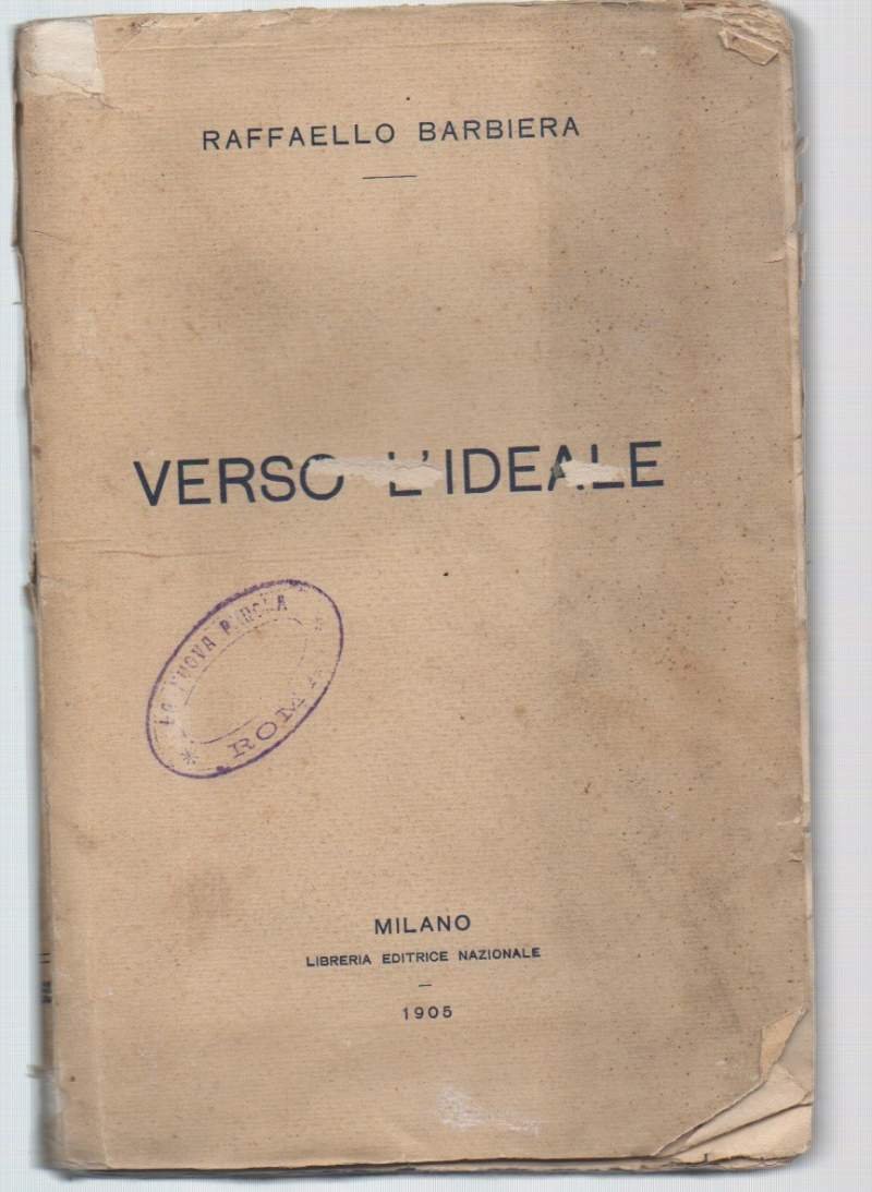 VERSO L'IDEALE-Profili di letteratura e d'arte (1905)