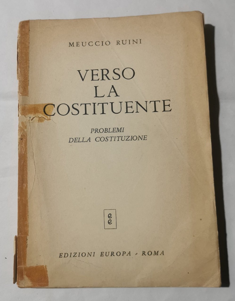 Verso la Costituente - Problemi della Costituzione | Immagine principale