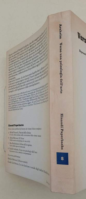 VERSO UNA PSICOLOGIA DELL'ARTE-ESPRESSIONE VISIVA, SIMBOLI E INTERPRETAZIONE(1969)