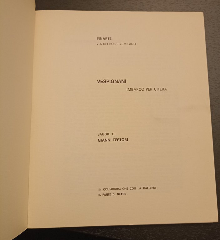 Vespignani - imbarco per Citera