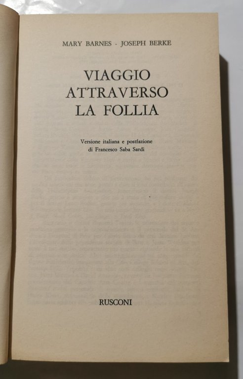 Viaggio attraverso la follia