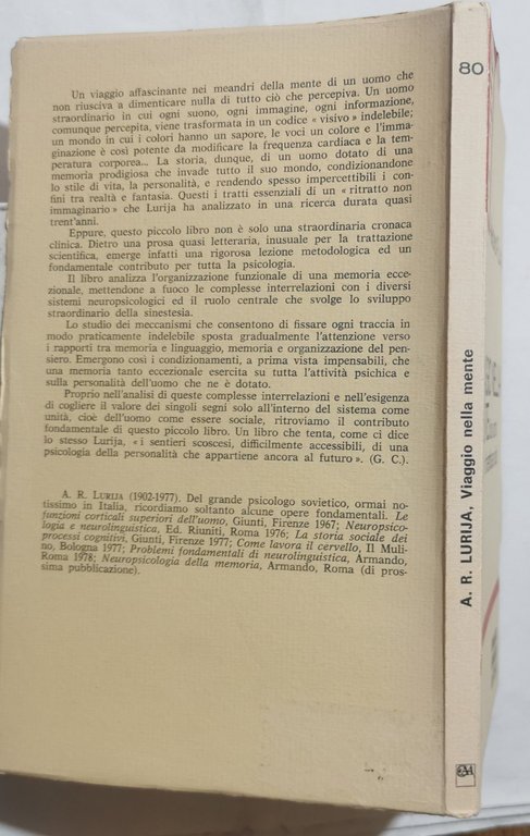 Viaggio nella mente di un uomo che non dimenticava nulla