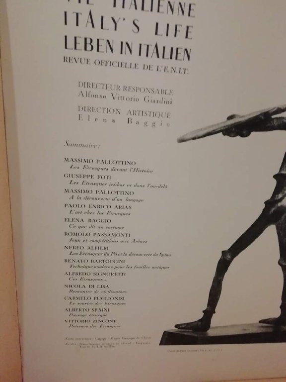 VIE ITALIENNE 1957 N. 24 ANNO VIII. Revue officielle de …
