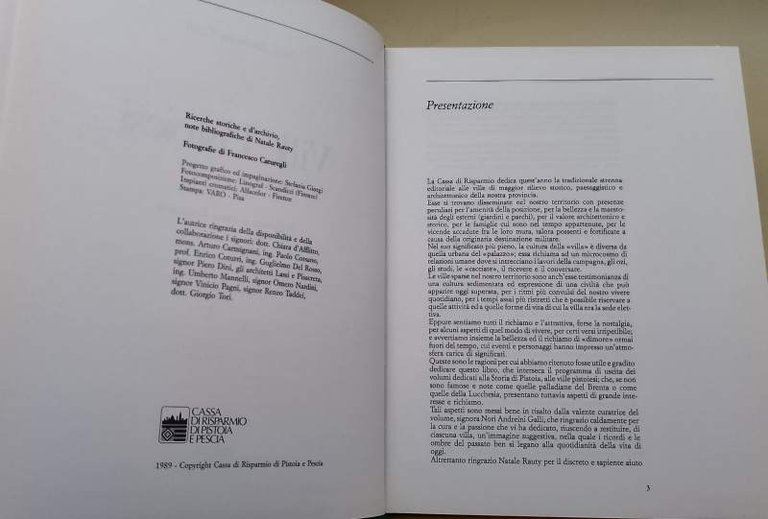 VILLE PISTOIESI(1989)