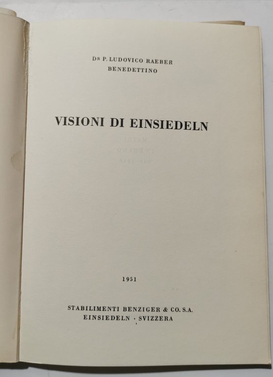 Visioni di Einsiedeln