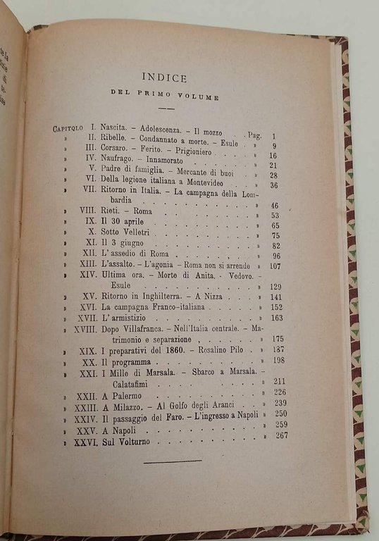 VITA DI GIUSEPPE GARIBALDI- 2 VOLL.( 1910)
