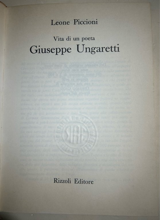 Vita di un poeta Giuseppe Ungaretti | Immagine Gallery 2