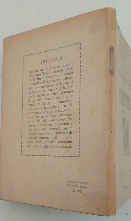 Vita di un uomo-Poesie IV - Il dolore- 1937-1946