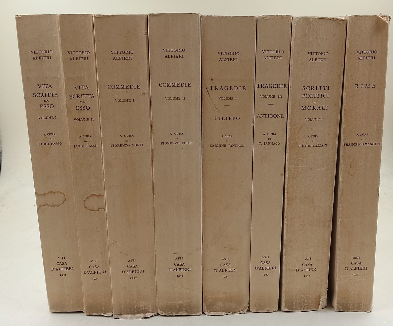 Vita scritta da esso- vol I e II/ Commedie-vol. I …