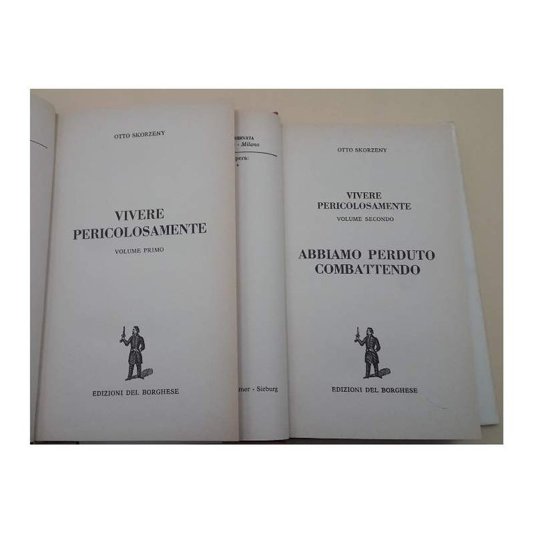 VIVERE PERICOLOSAMENTE- 2 VOLL.(1970)