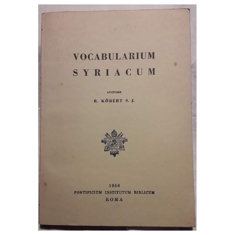 VOCABULARIUM SYRIACUM(1956)