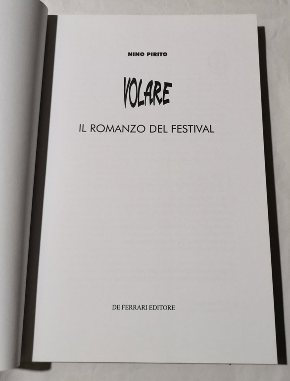 Volare. Il romanzo del festival di Sanremo