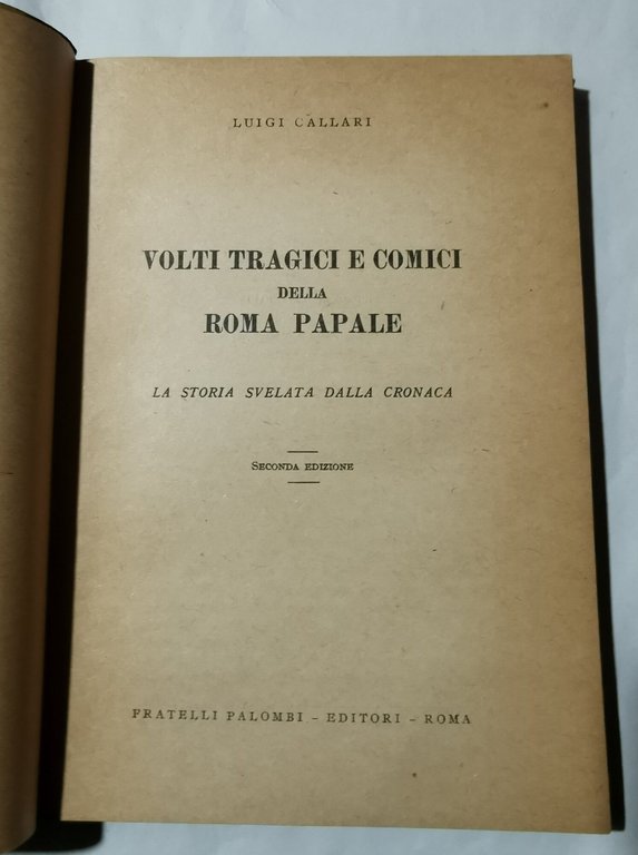 Volti tragici e comici della Roma Papale - La storia …