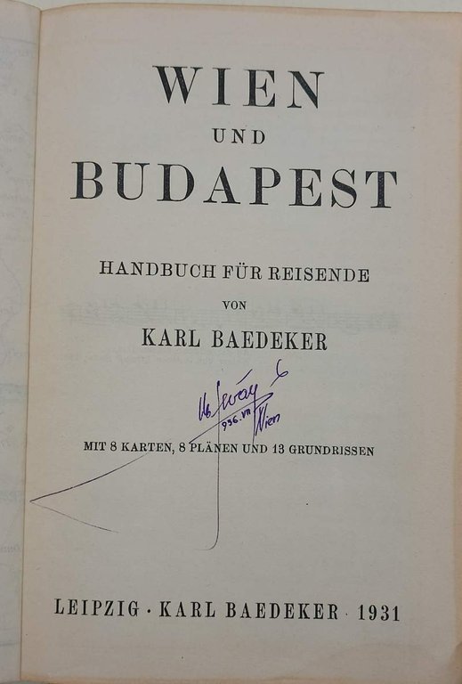 WIEN UND BUDAPEST (1931)