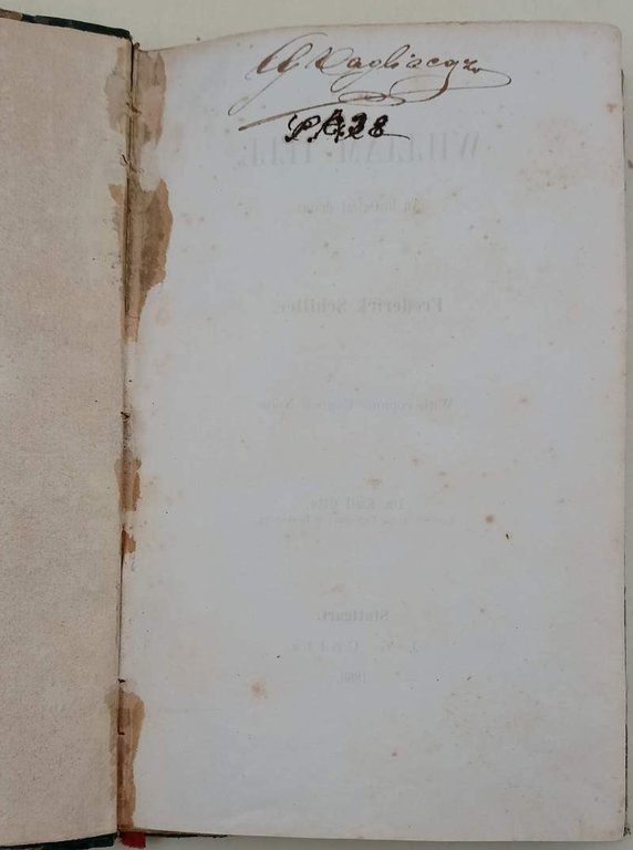 WILLHELM TELL- EIN SCHAUSPIEL(1866)