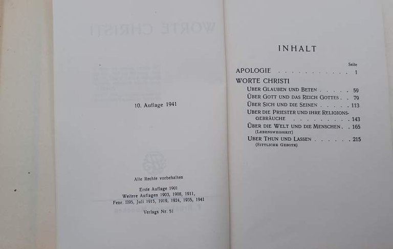 WORTE CHRISTI(1941)