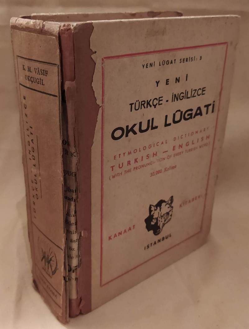 YENI Turkce-Ingilizce okul lugati. Etymological dictionary Turkish-English (with the pronunciation …