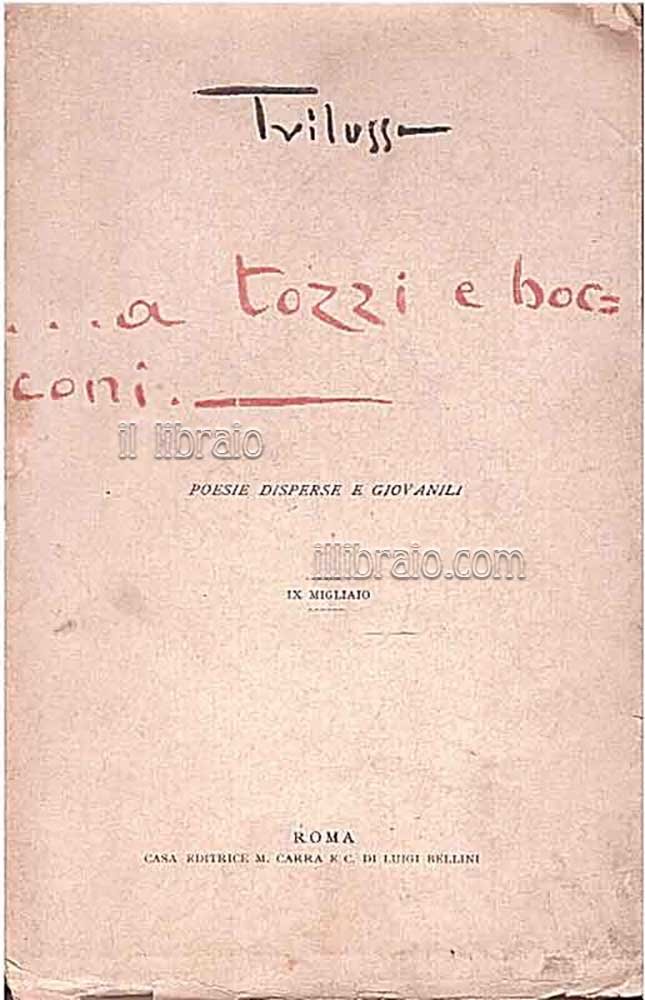 …A tozzi e bocconi. Poesie disperse e giovanili