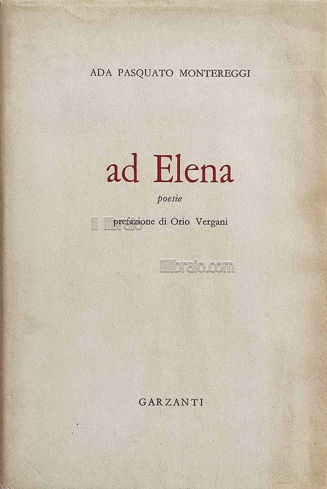 Ad Elena. Poesie