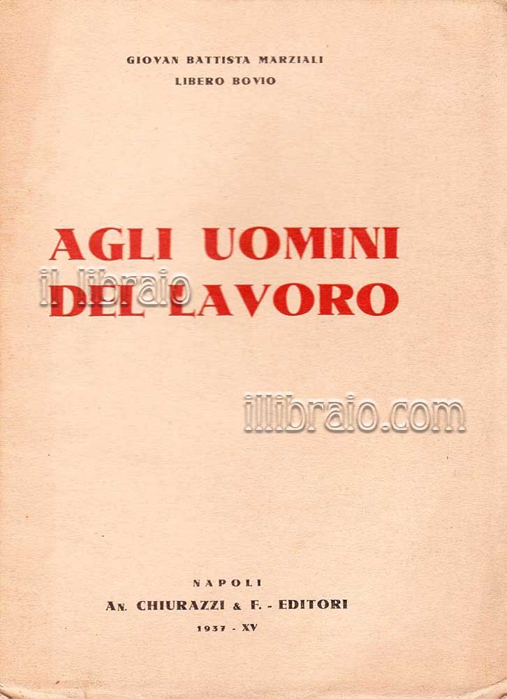 Agli uomini del lavoro