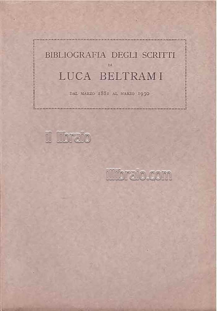 Bibliografia degli scritti di Beltrami dal marzo 1881 al marzo …