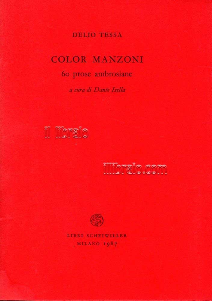Color Manzoni. 60 prose ambrosiane