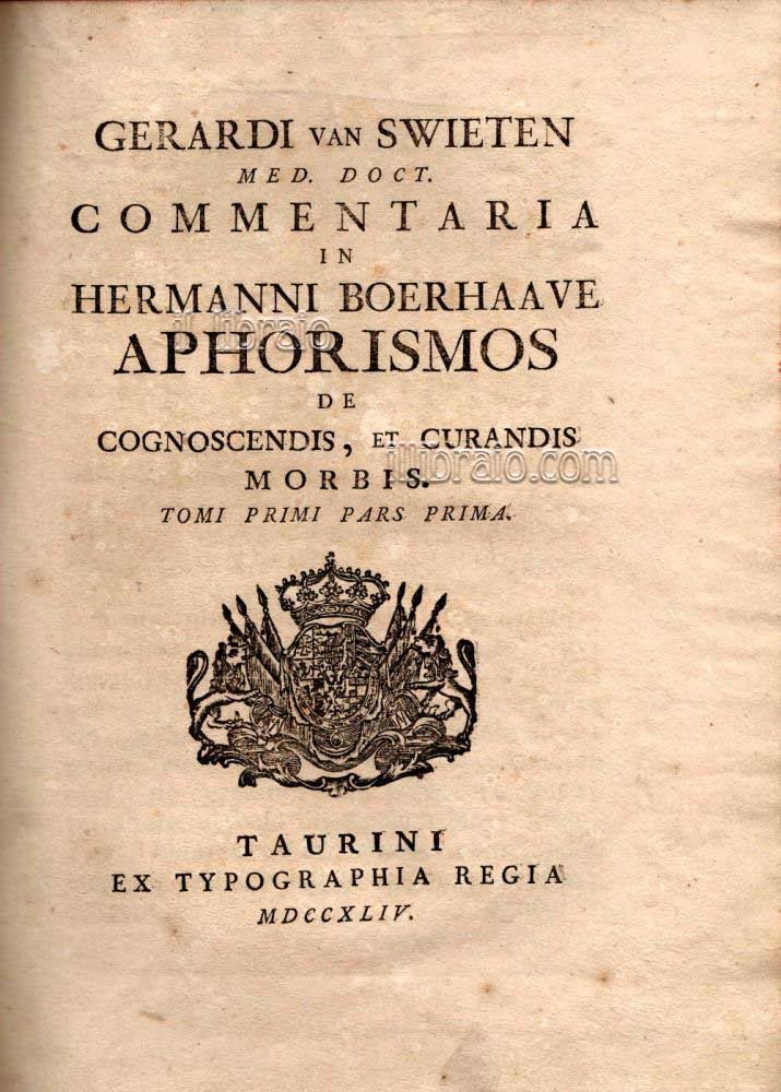 Commentaria in hermanni boerhaave aphorismos de cognoscendis et curandis morbis