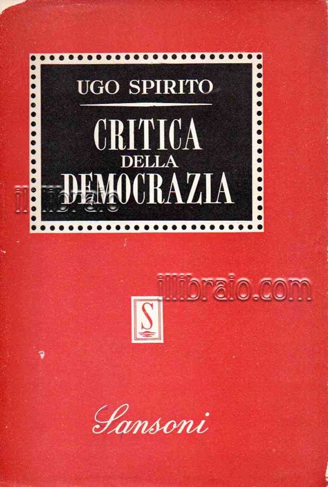 Critica della democrazia