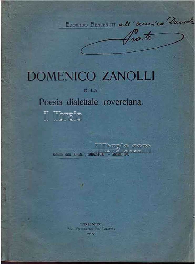 Domenico Zanolli e la poesia dialettale roveretana