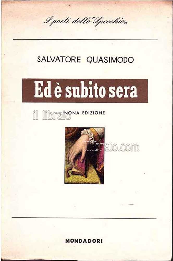Ed è subito sera