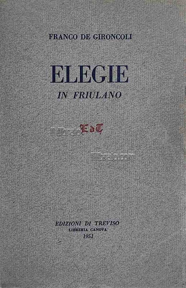 Elegie in friulano