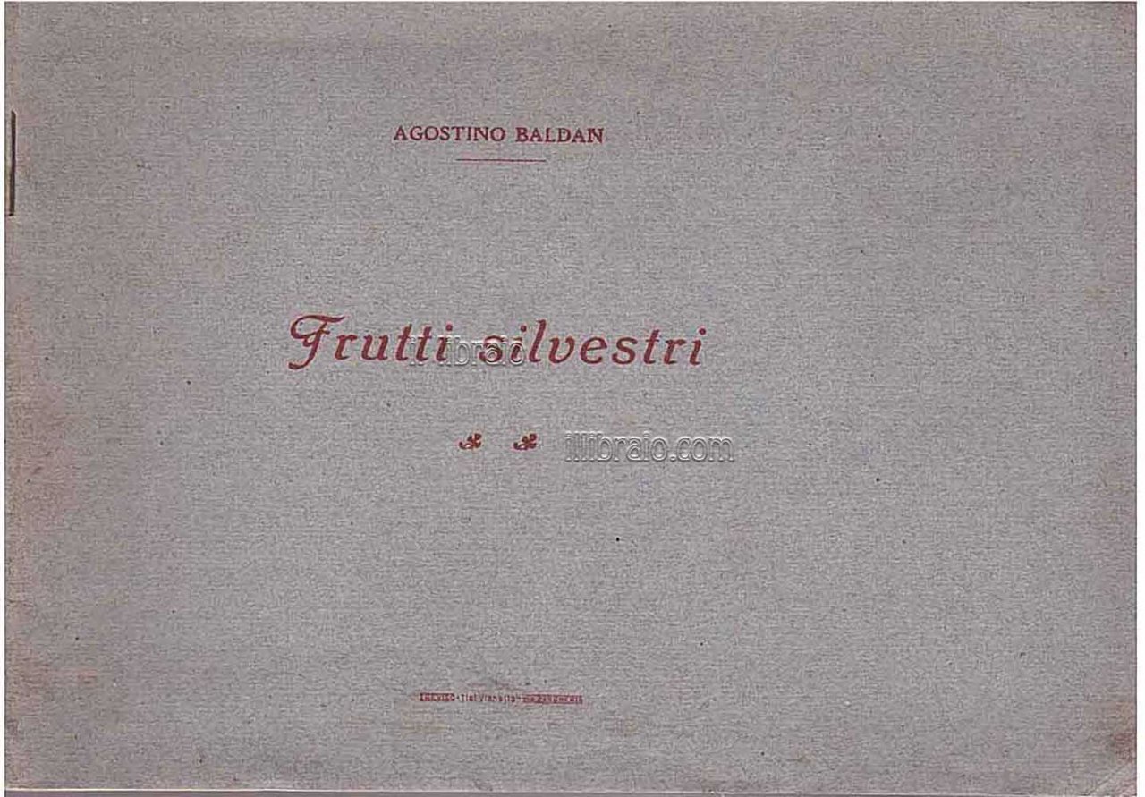 Frutti silvestri. Sonetti