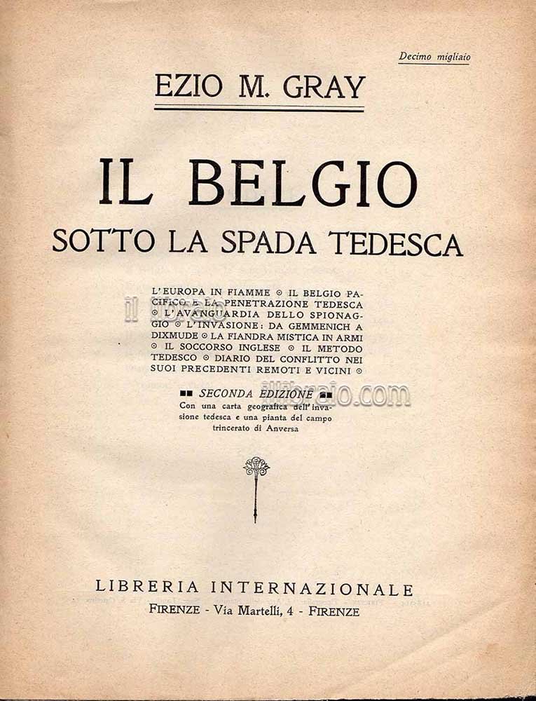 Il Belgio sotto la spada tedesca