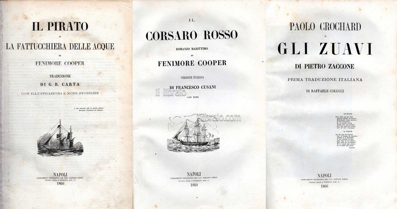 Il pirato o la fattucchiera delle acque - Il corsaro …