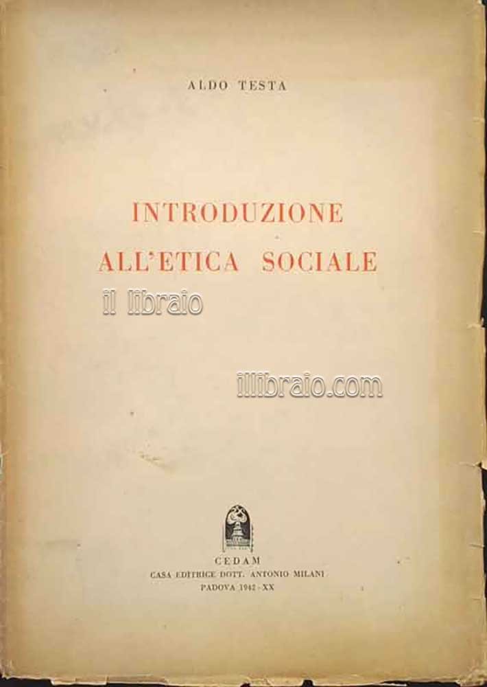 Introduzione all'etica sociale