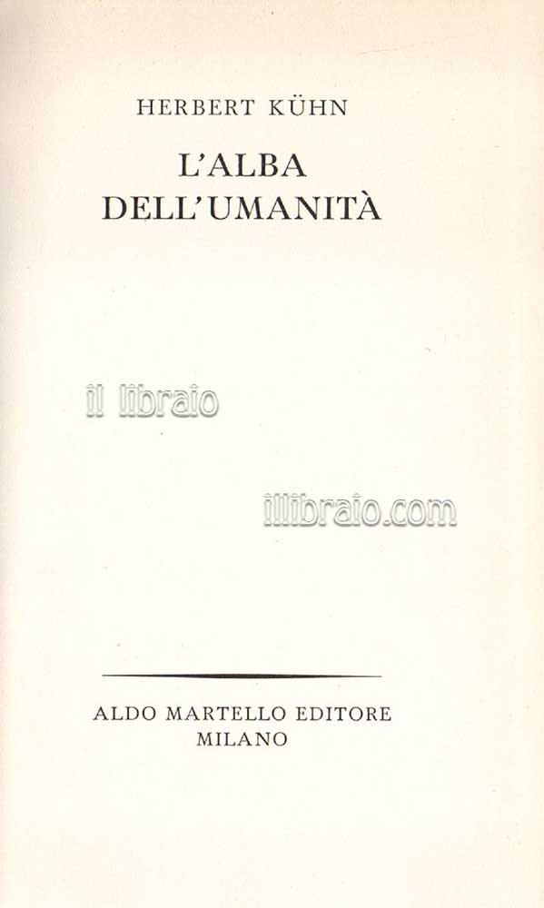 L'alba dell'umanità