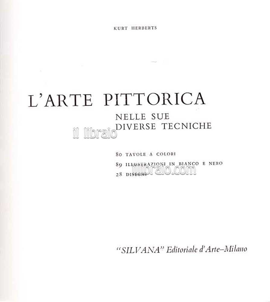 L'arte pittorica nelle sue diverse tecniche