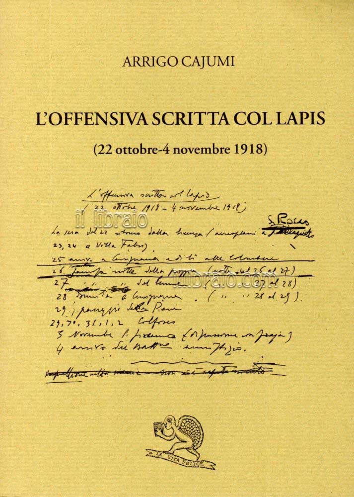 L'offensiva scritta col lapis (22 ottobre - 4 novembre 1918)