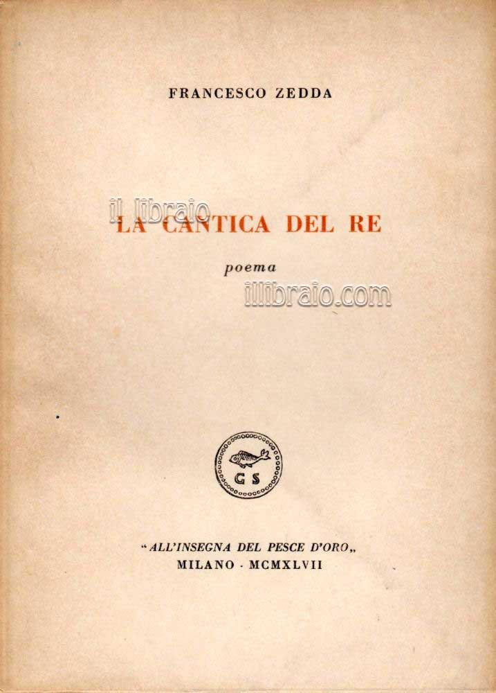 La cantica del re. Poema