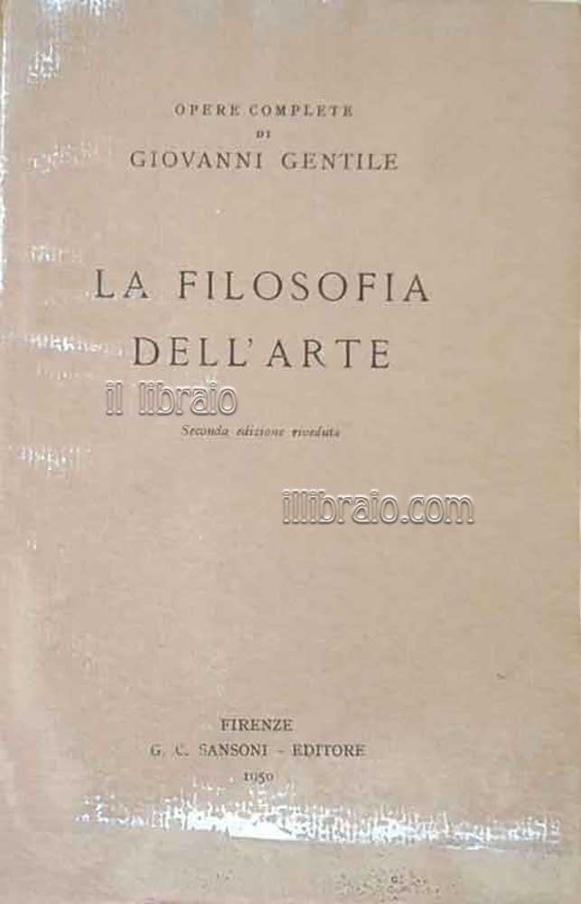 La filosofia dell'arte