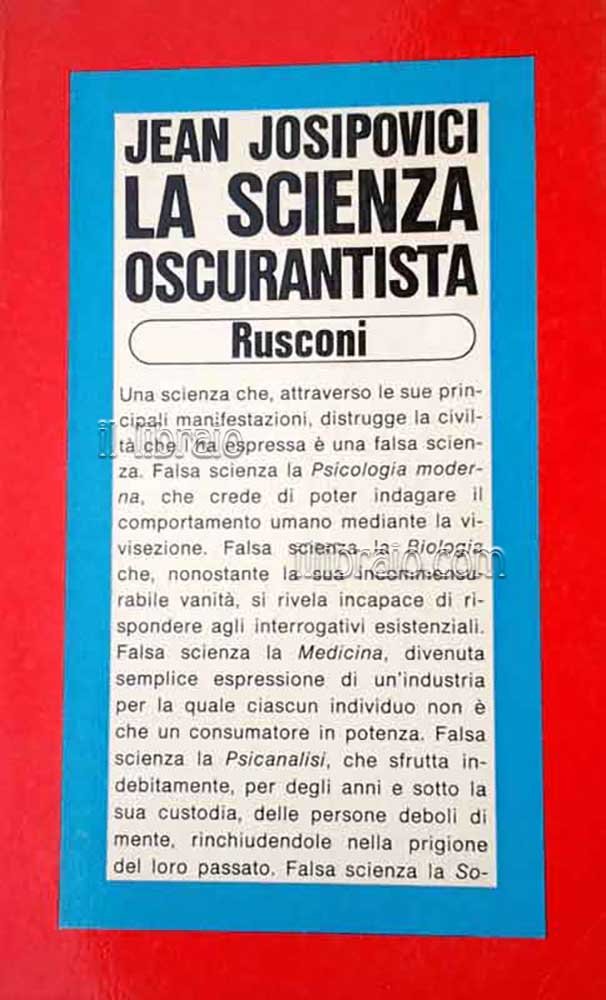 La scienza oscurantista