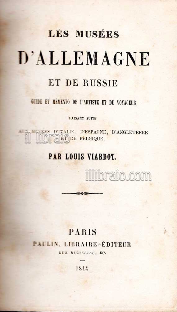 Les musees d'Allemagne et la Russie. Guide et mémento de …