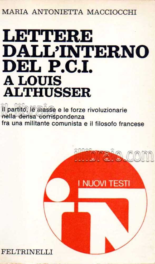 Lettere dall'interno del P.C.I. a Louis Althusser